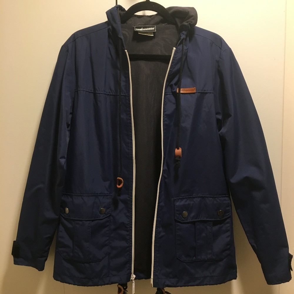 The Hundreds Blue Raincoat